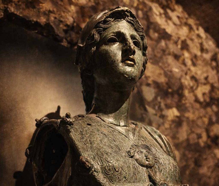 Legendary bronze Minerva returns to Arezzo where her story began